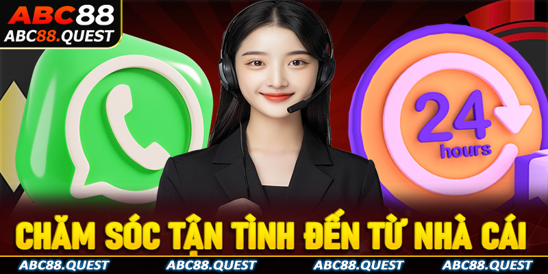 Chăm sóc tận tình đến từ nhà cái